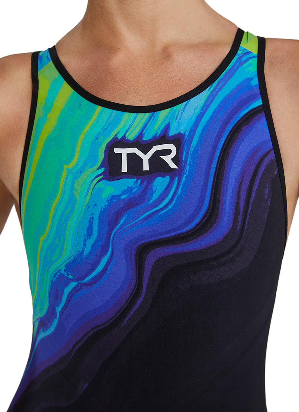 TYR Women's Venzo Volconyx Closed Back Tech Suit Swimsuit