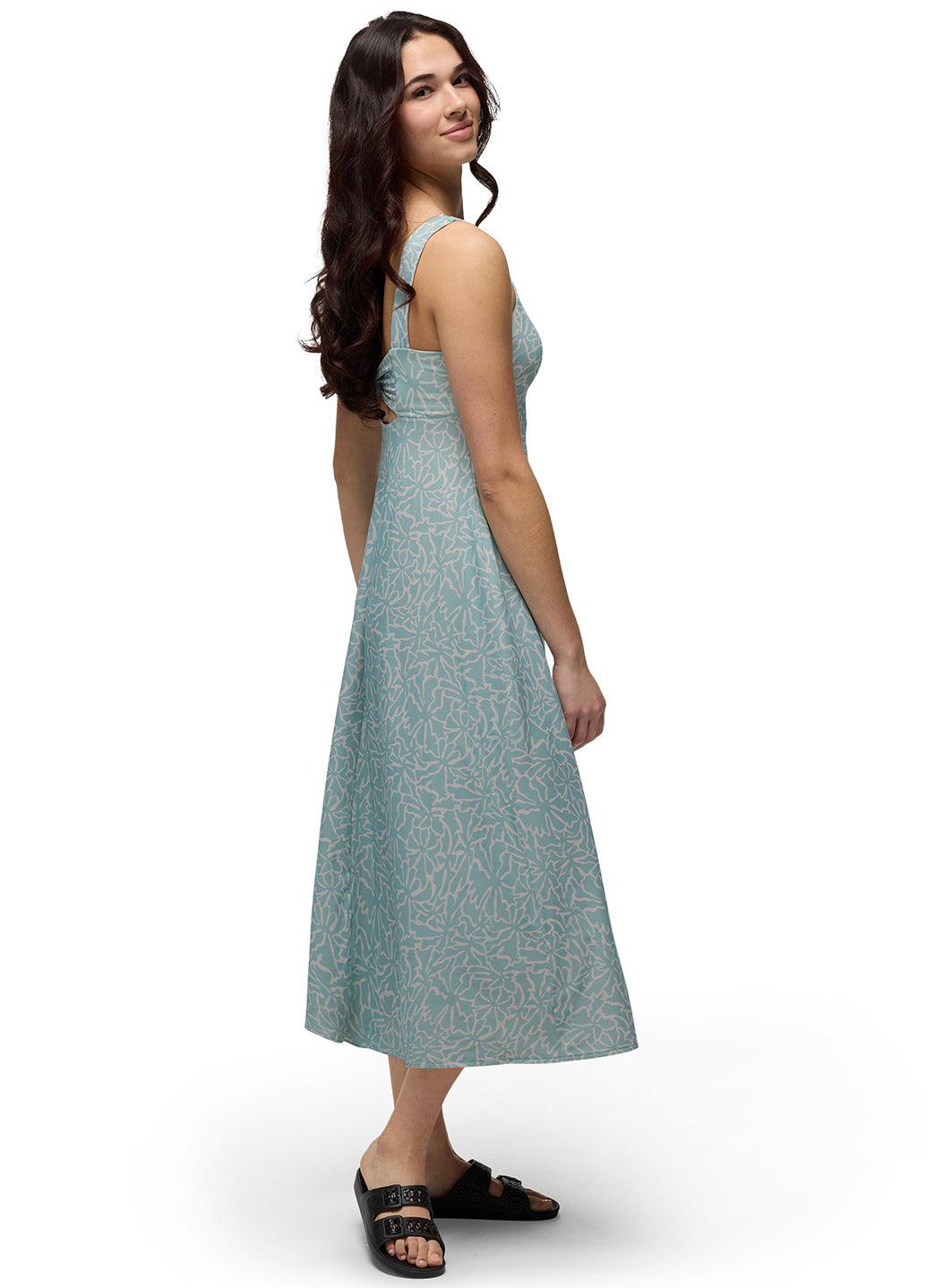 prAna Women's Print Lata Cover Up Beach Dress