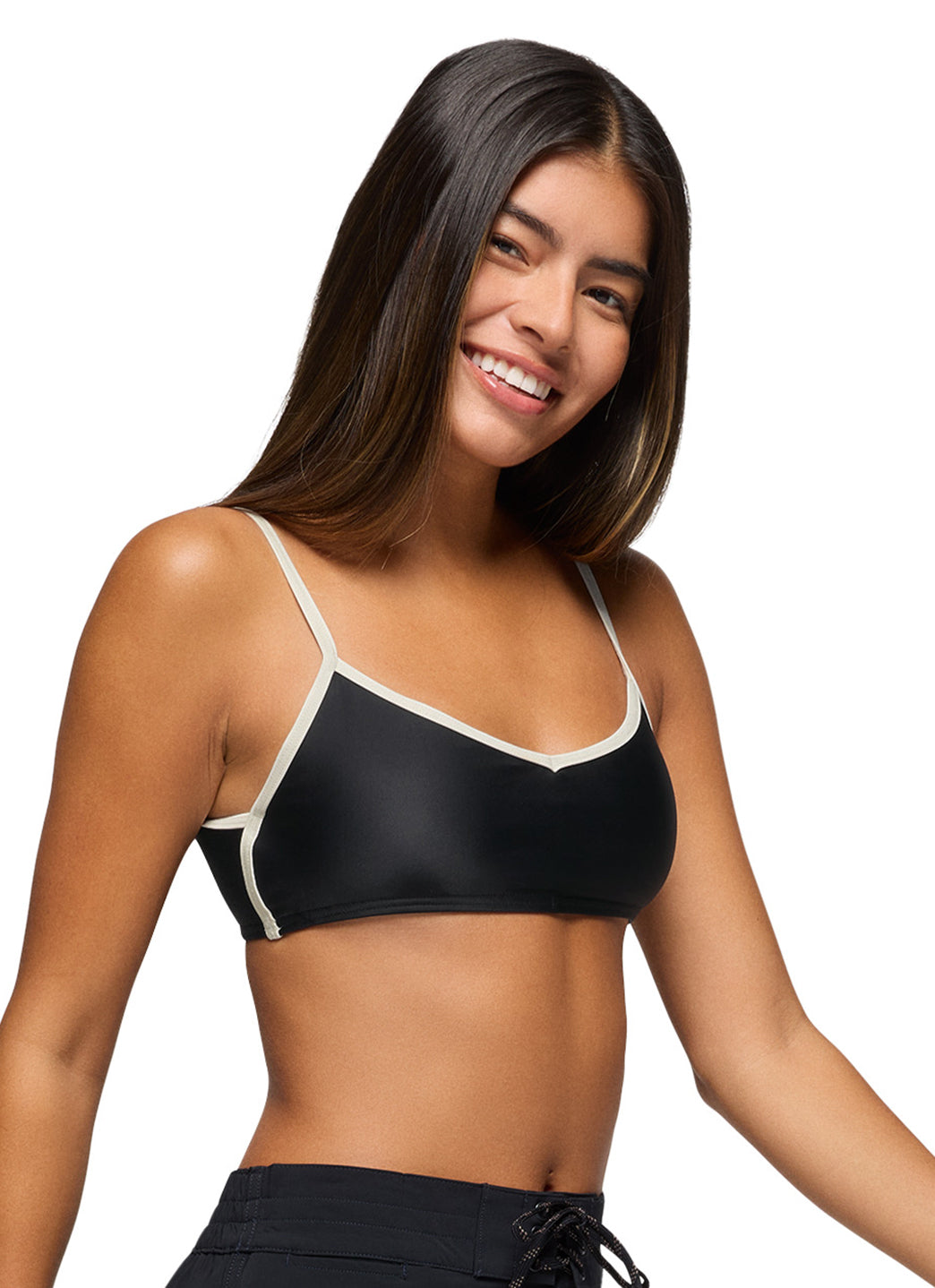 prAna Women's Solid Tropic Kiss Bikini Top