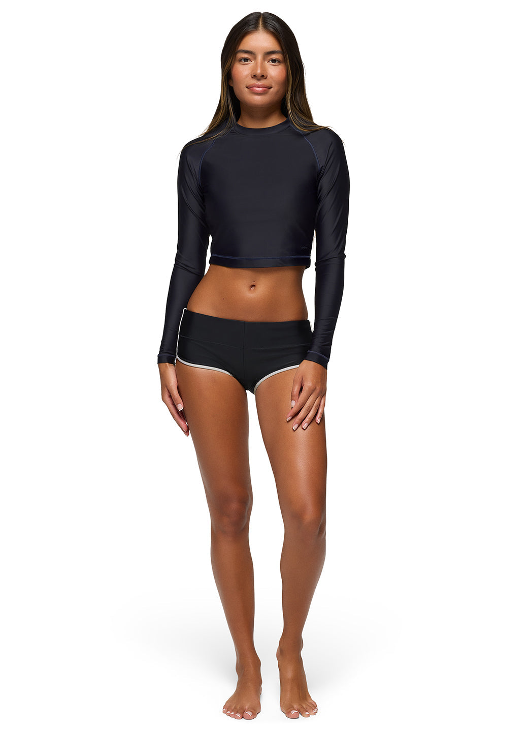 prAna Women's Solid Tropic Kiss Hipster Swim Shorts