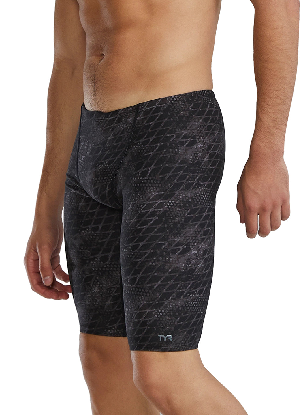 TYR Men's Etch Durafast Elite Jammer Swimsuit