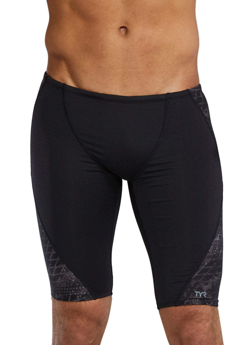 TYR Men's Etch Splice Durafast Elite Jammer Swimsuit