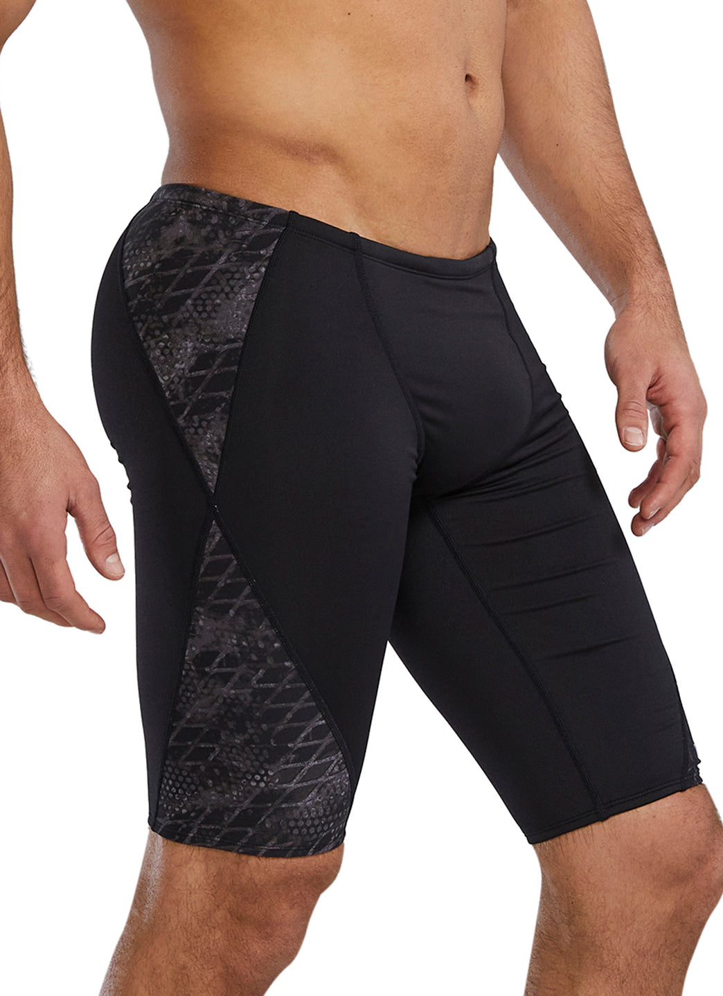 TYR Men's Etch Splice Durafast Elite Jammer Swimsuit