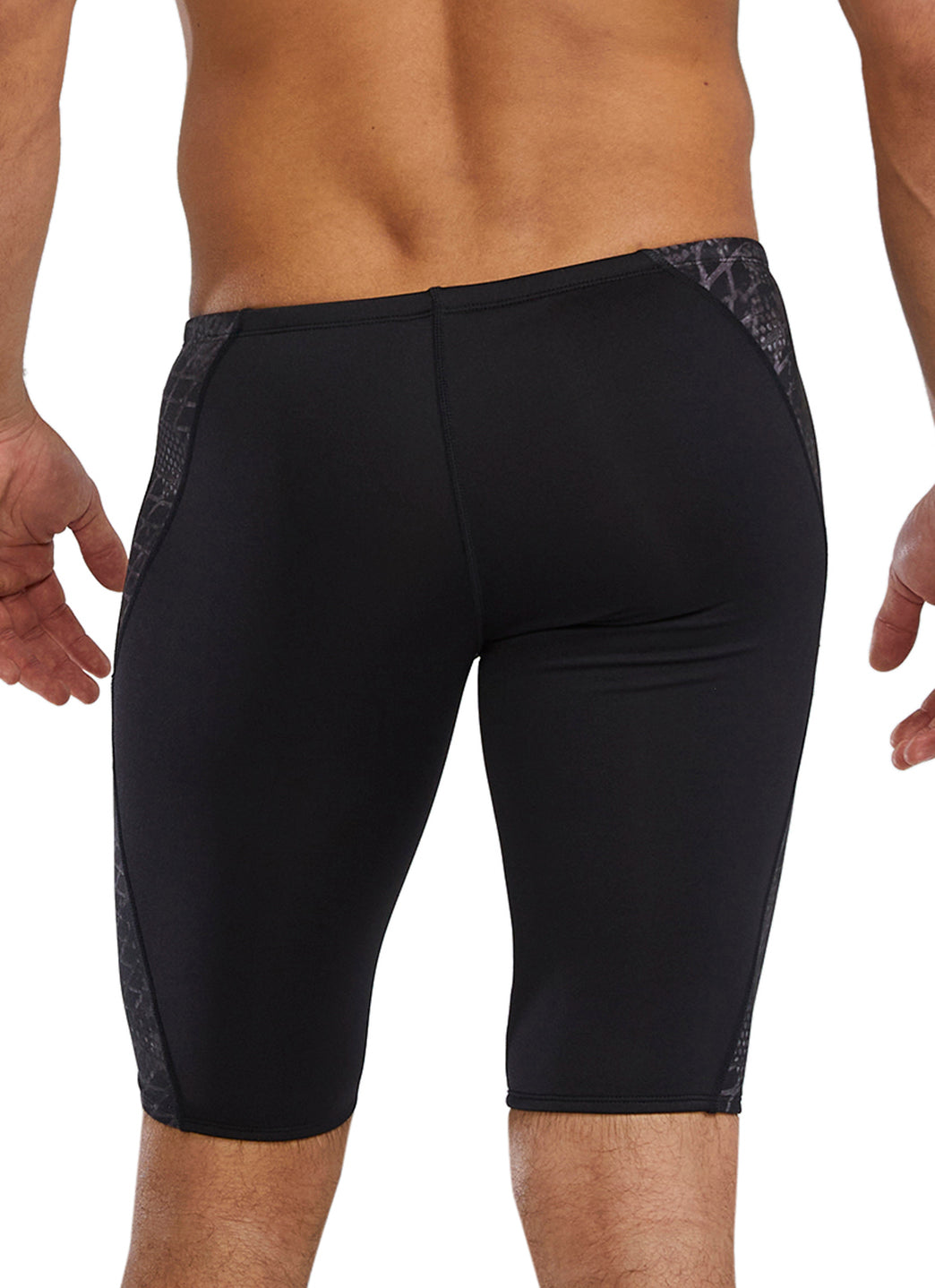 TYR Men's Etch Splice Durafast Elite Jammer Swimsuit