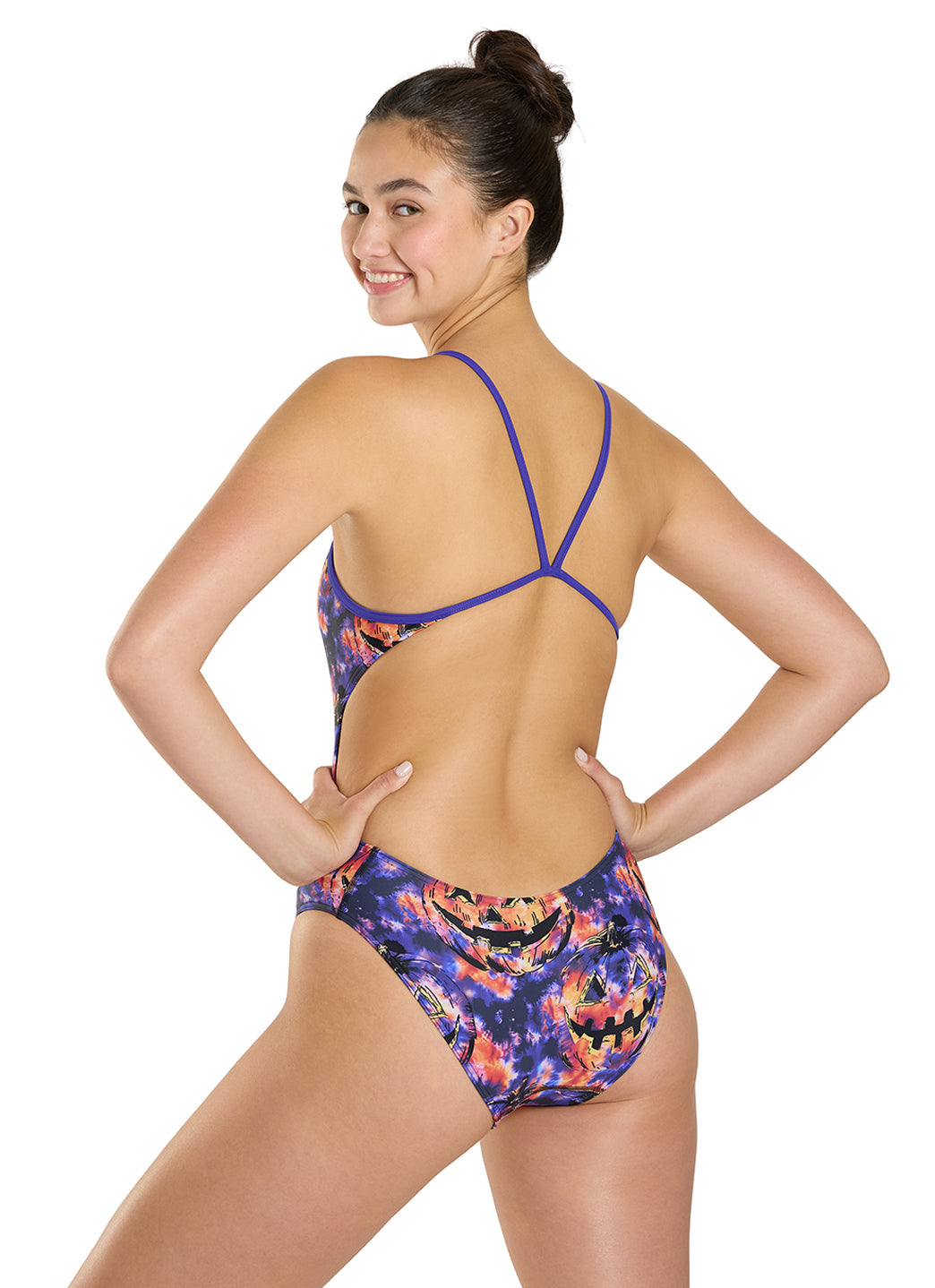 Sporti Haunted Harvest Micro Back One Piece Swimsuit (26-40)