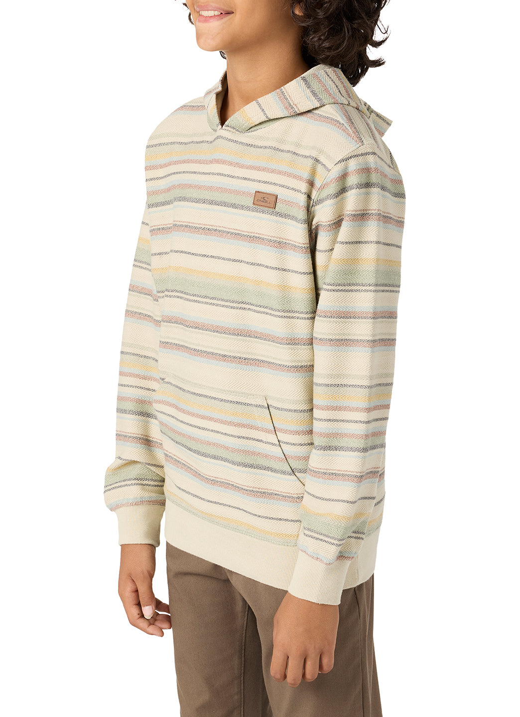 O'Neill Boys' Bavaro Stripe Pullover Hoodie (Big Kid)