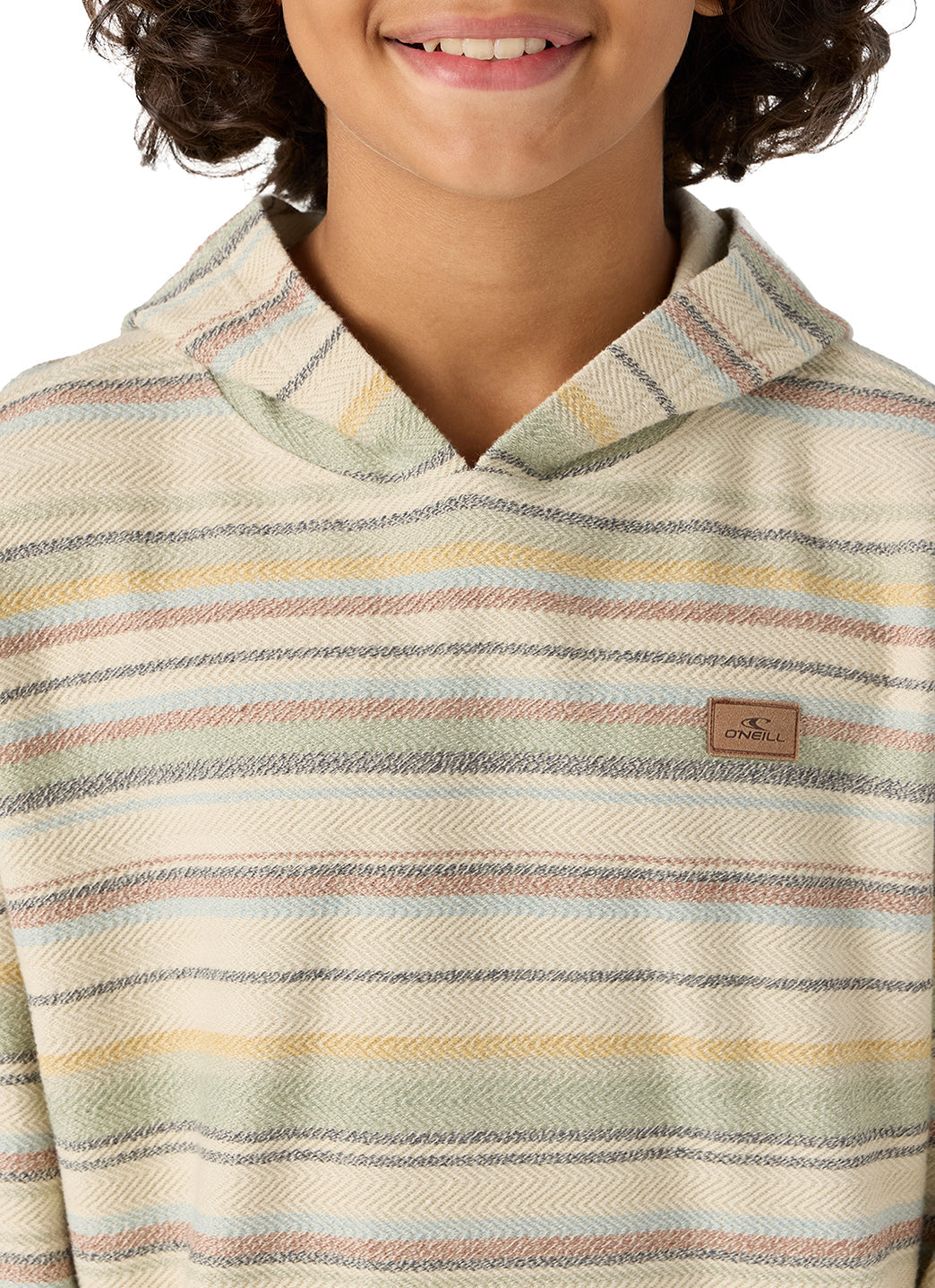 O'Neill Boys' Bavaro Stripe Pullover Hoodie (Big Kid)