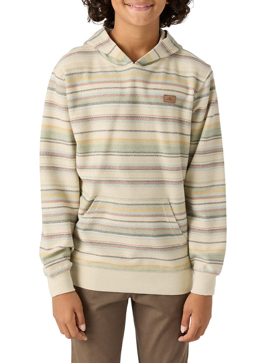 O'Neill Boys' Bavaro Stripe Pullover Hoodie (Big Kid)