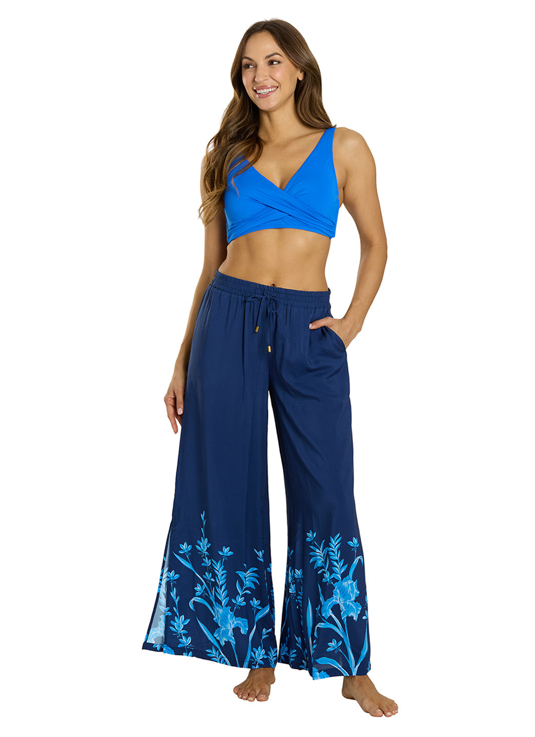 Jantzen Women's Botanical Bloom Josephine Cover Up Pants