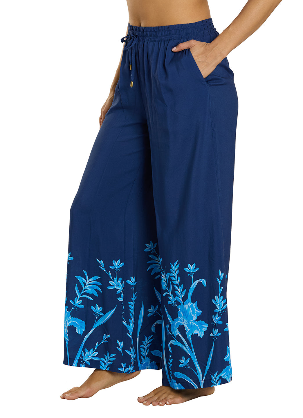 Jantzen Women's Botanical Bloom Josephine Cover Up Pants