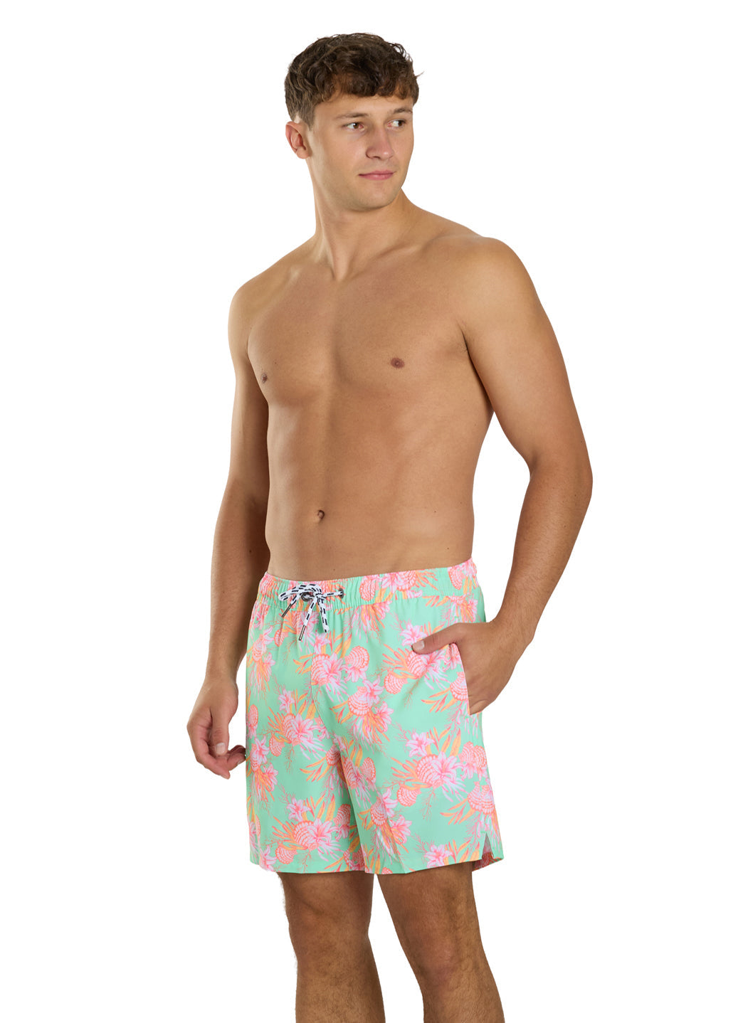 Snapper Rock Men's Coastal Shells 19" Swim Trunk