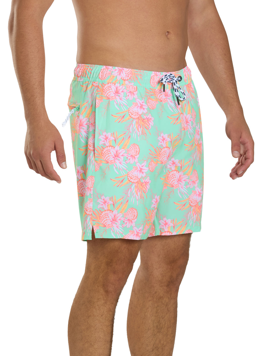 Snapper Rock Men's Coastal Shells 19" Swim Trunk