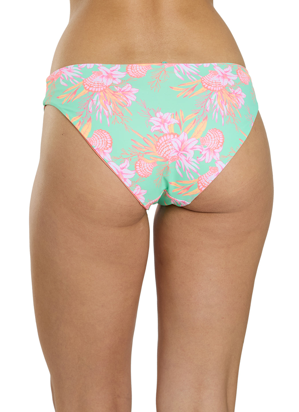 Snapper Rock Women's Coastal Shells Reversible Bikini Bottom