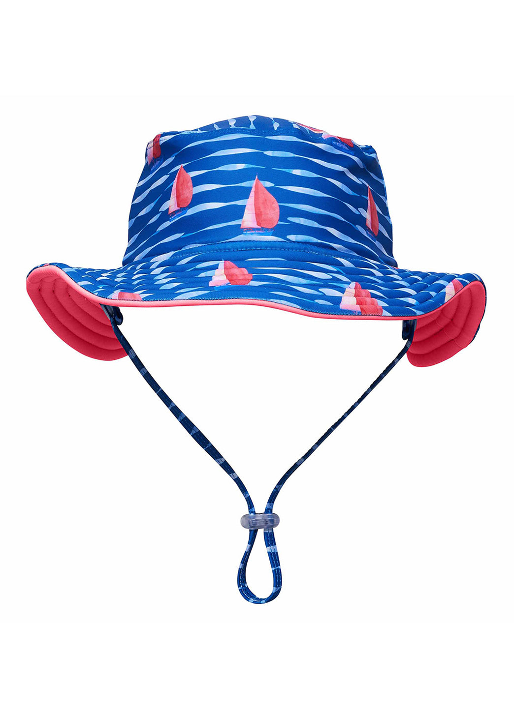Snapper Rock Kids' Sailboat Rock Reversible Bucket Hat