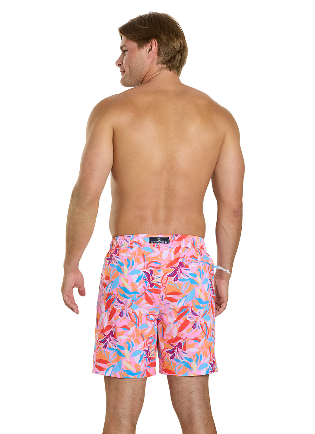 Snapper Rock Men's Blooming Sunset 19" Swim Trunk