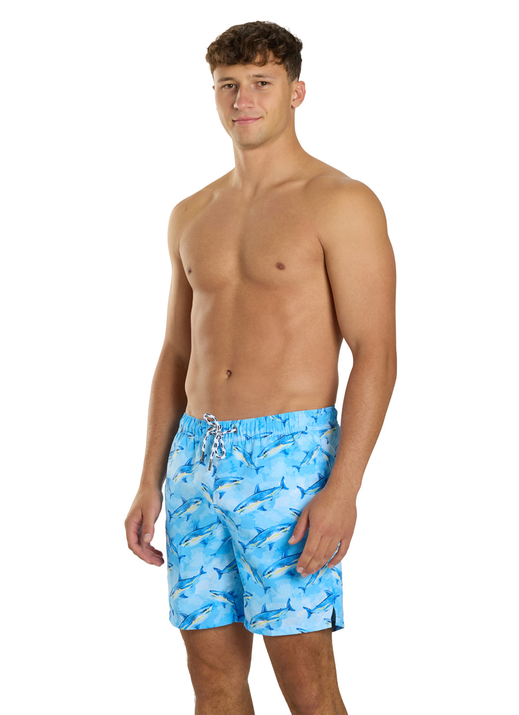 Snapper Rock Men's Jawsome Waves 19" Swim Trunk