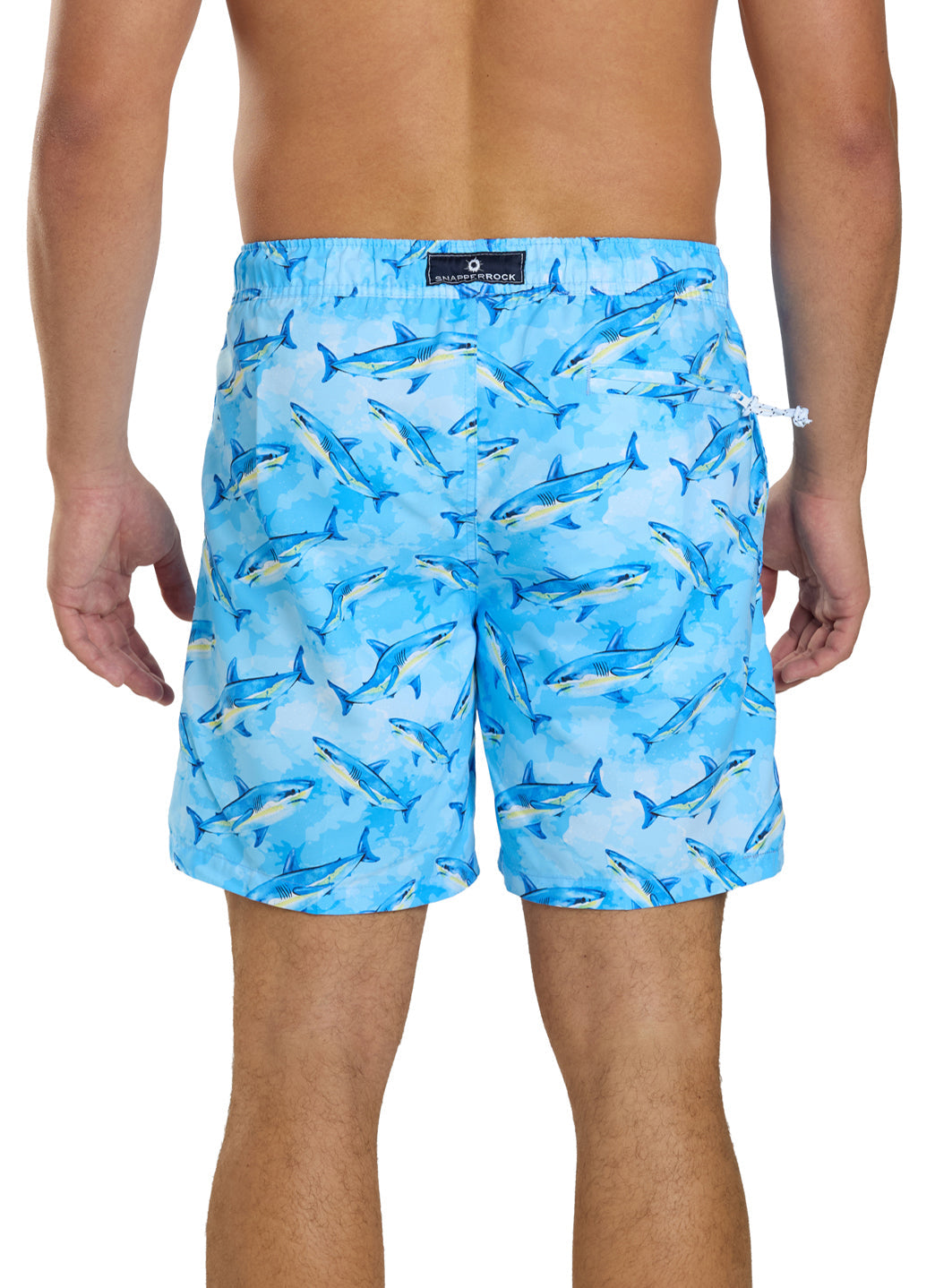 Snapper Rock Men's Jawsome Waves 19" Swim Trunk