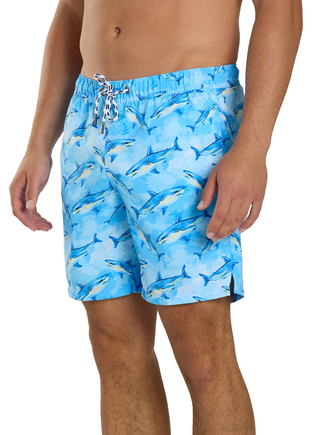 Snapper Rock Men's Jawsome Waves 19" Swim Trunk