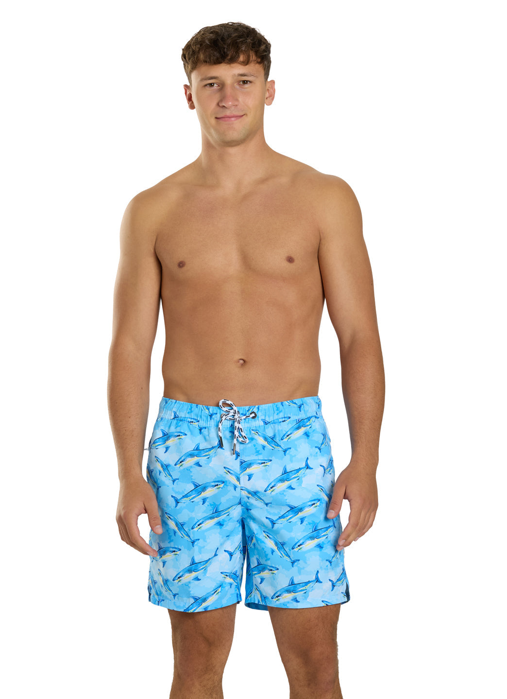 Snapper Rock Men's Jawsome Waves 19" Swim Trunk