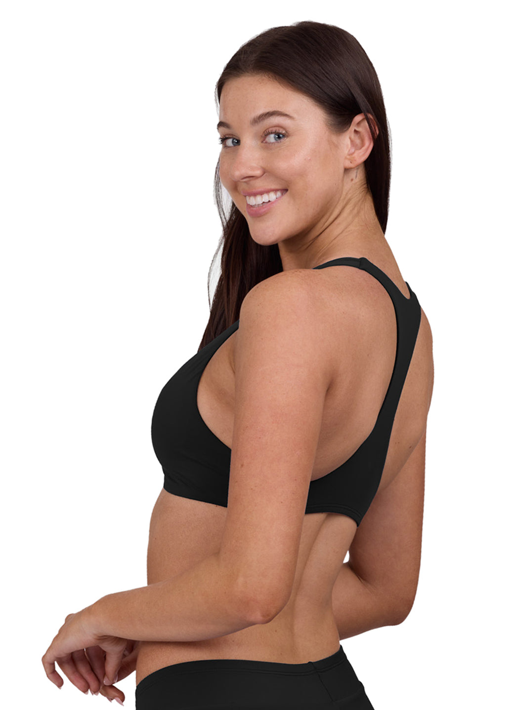 JOLYN Women's Beverly Racerback Bikini Top