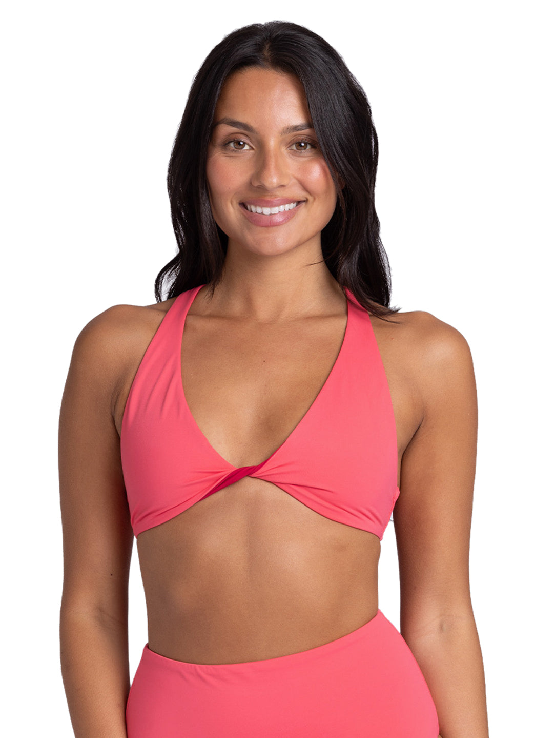 JOLYN Women's Beverly Racerback Bikini Top