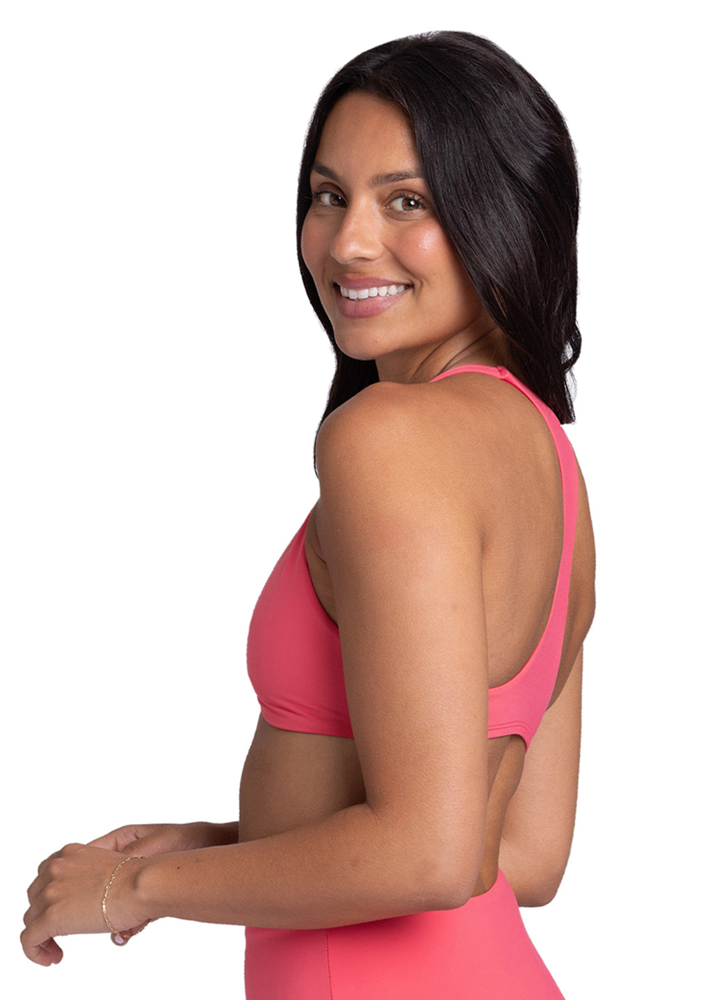 JOLYN Women's Beverly Racerback Bikini Top