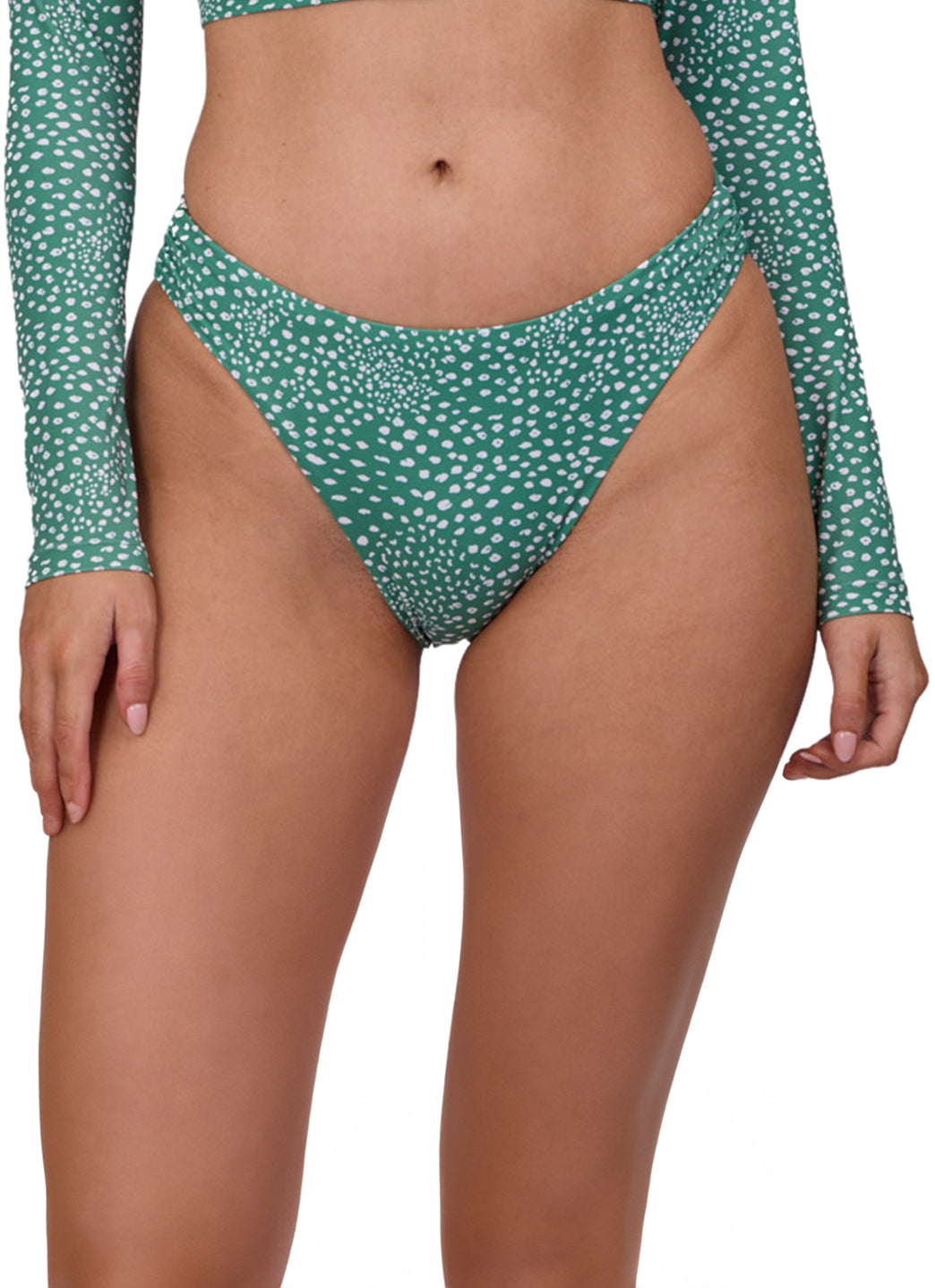 JOLYN Women's Tidal Wave Olivia French Cut Bikini Bottom