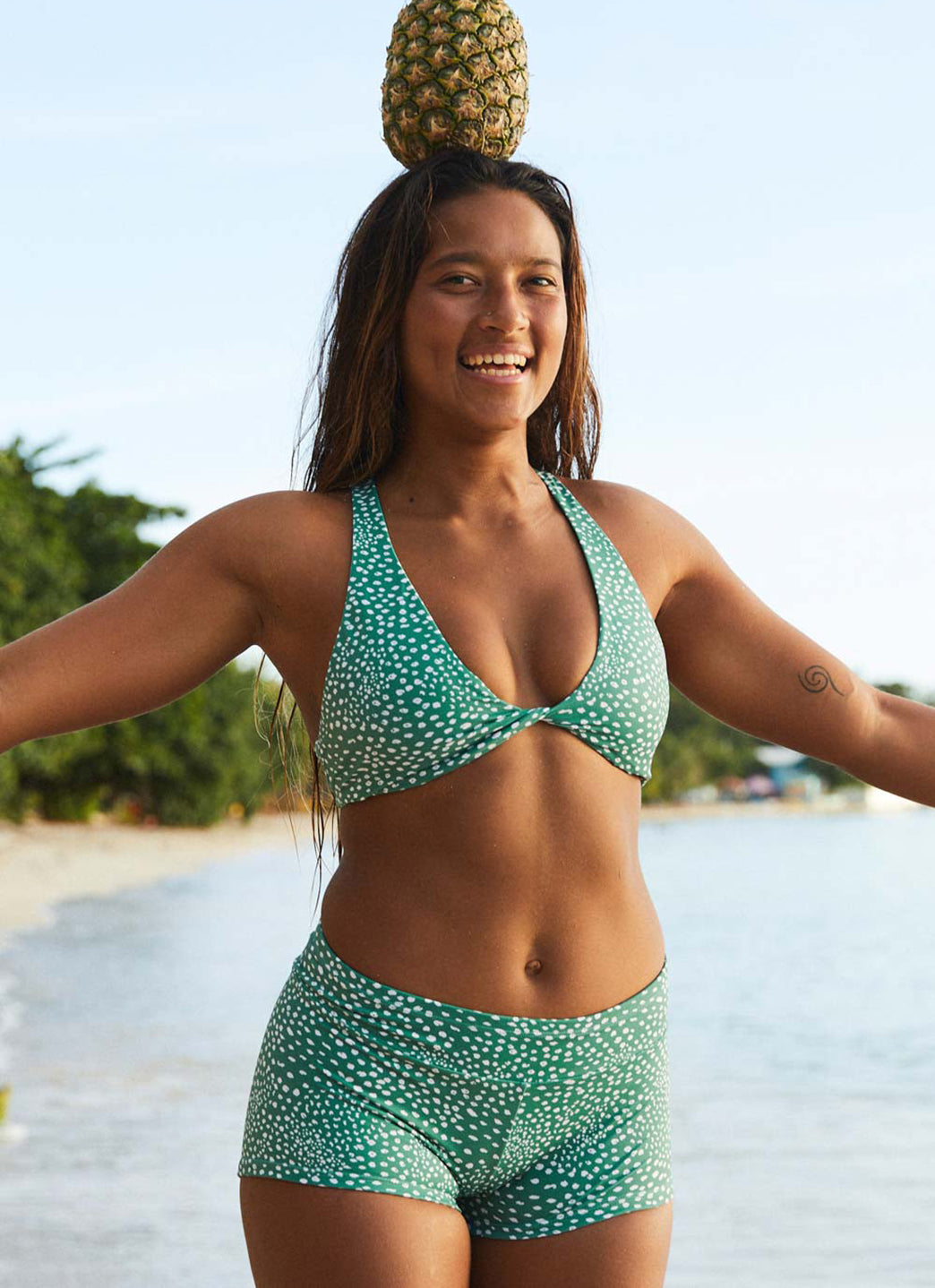 JOLYN Women's Tidal Wave Piha Boyshort Swim Short