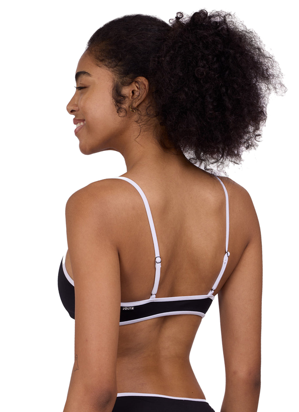 JOLYN Women's Amanda Scoop Neck Bikini Top