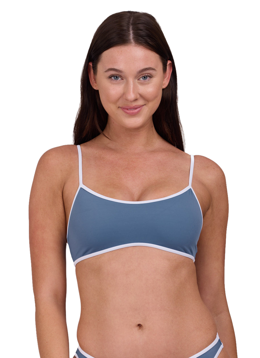 JOLYN Women's Amanda Scoop Neck Bikini Top