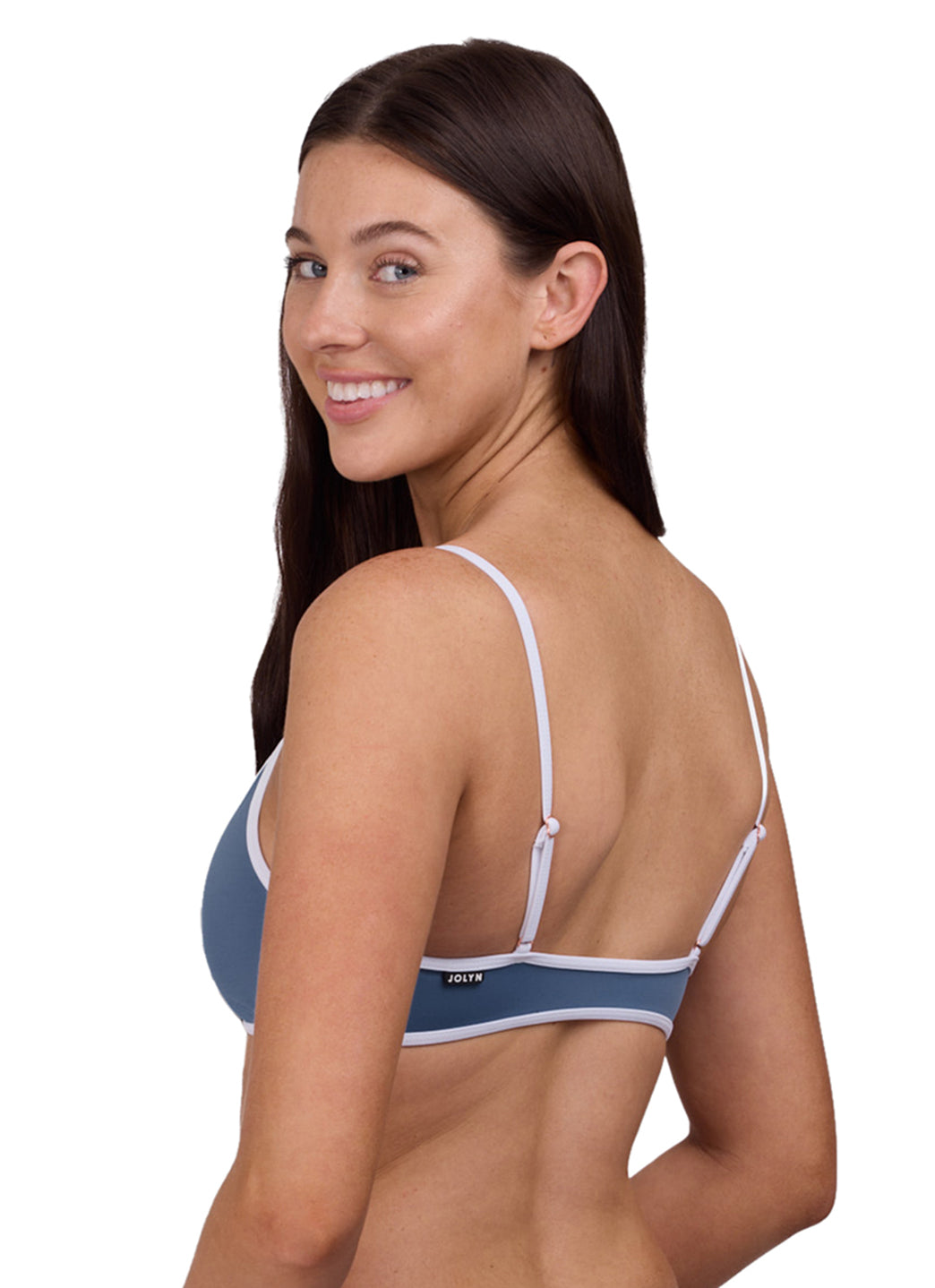 JOLYN Women's Amanda Scoop Neck Bikini Top