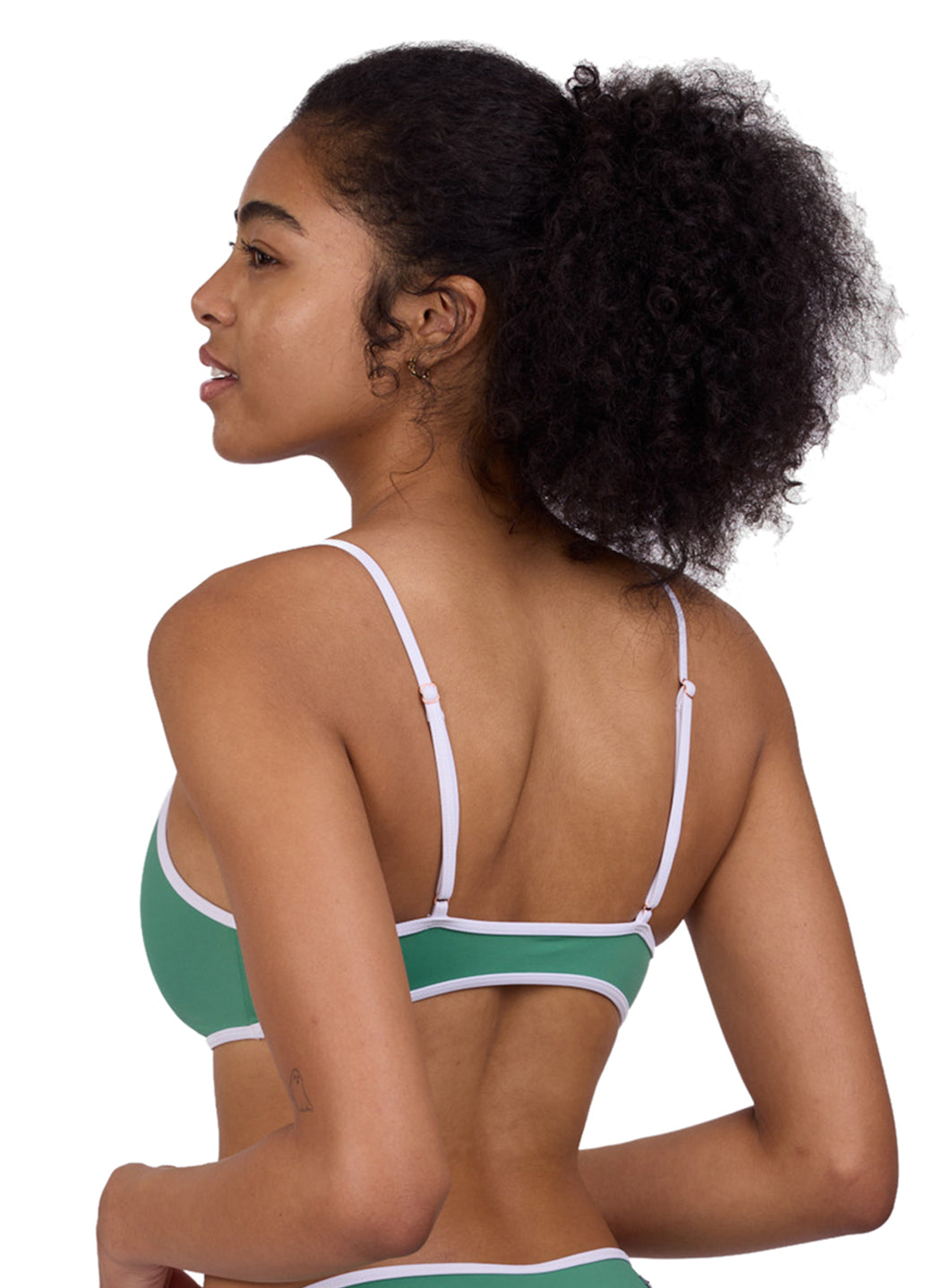 JOLYN Women's Amanda Scoop Neck Bikini Top