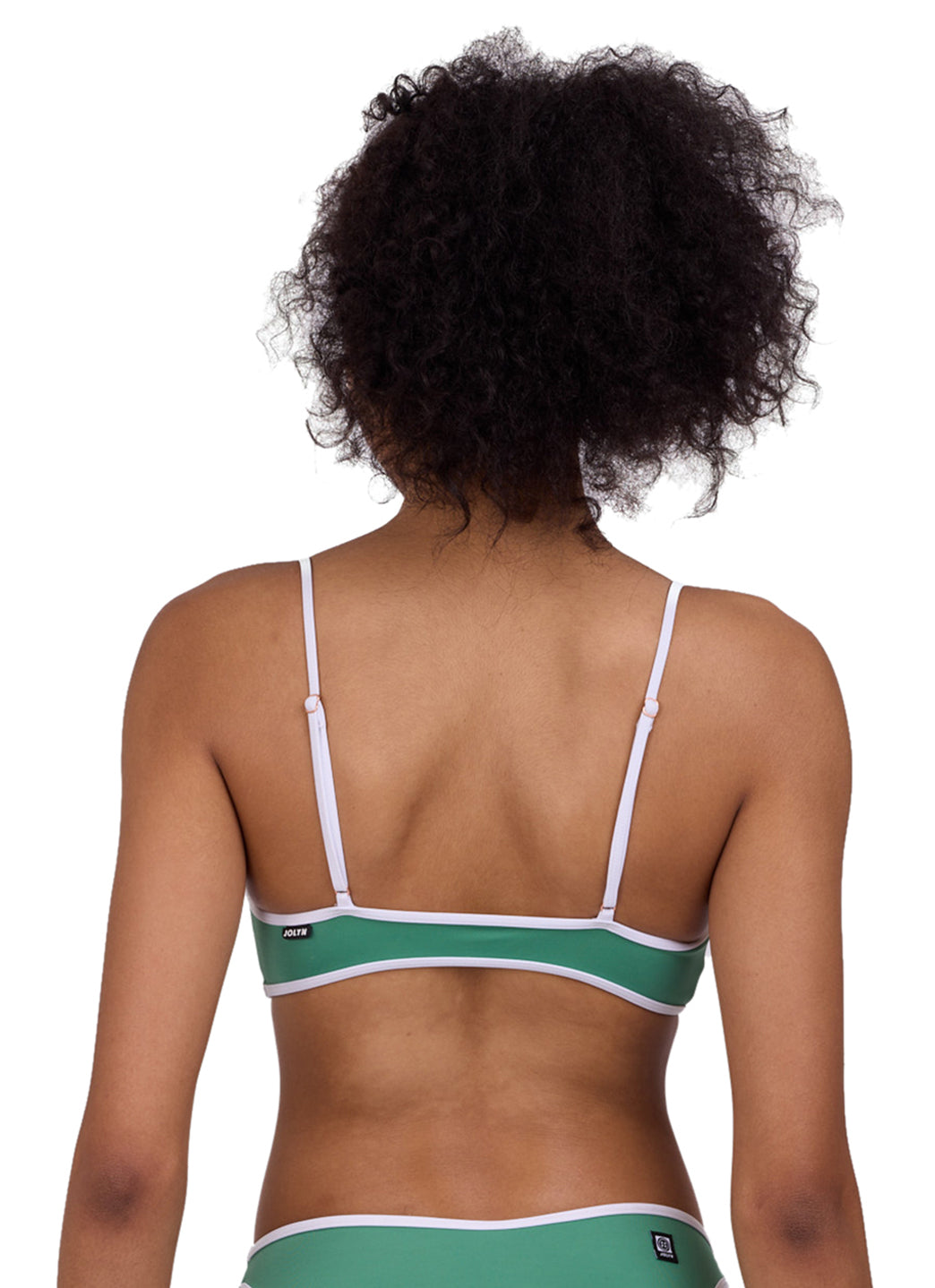 JOLYN Women's Amanda Scoop Neck Bikini Top