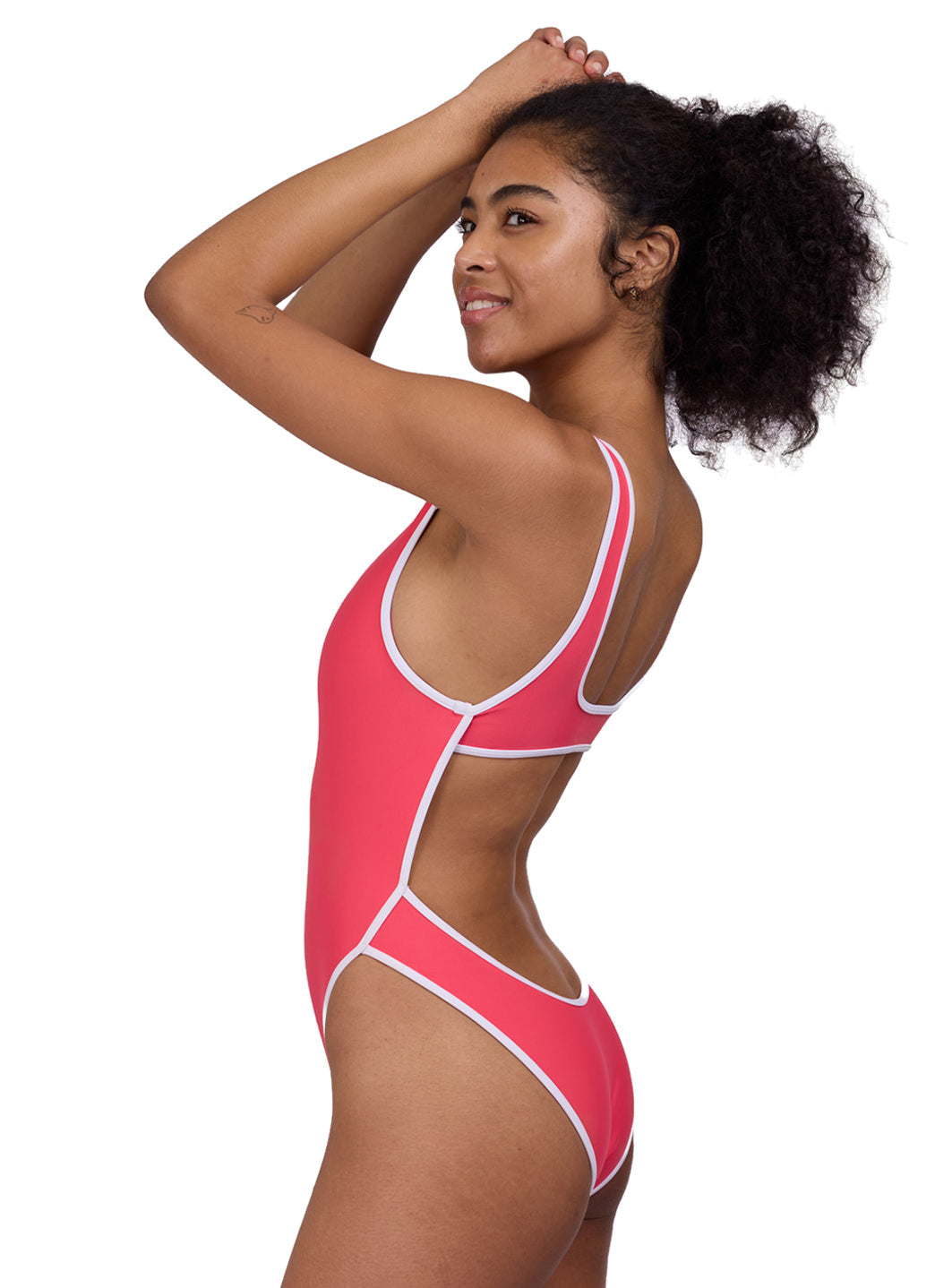 JOLYN Women's Catherine French Cut One Piece Swimsuit