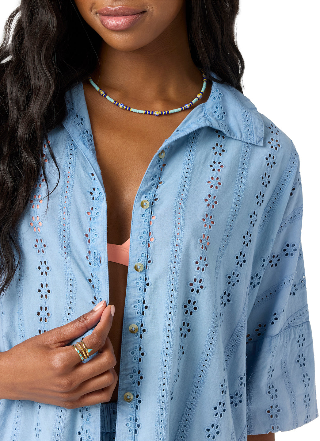 O'Neill Women's Olivia Shiffli Shirt Cover Up