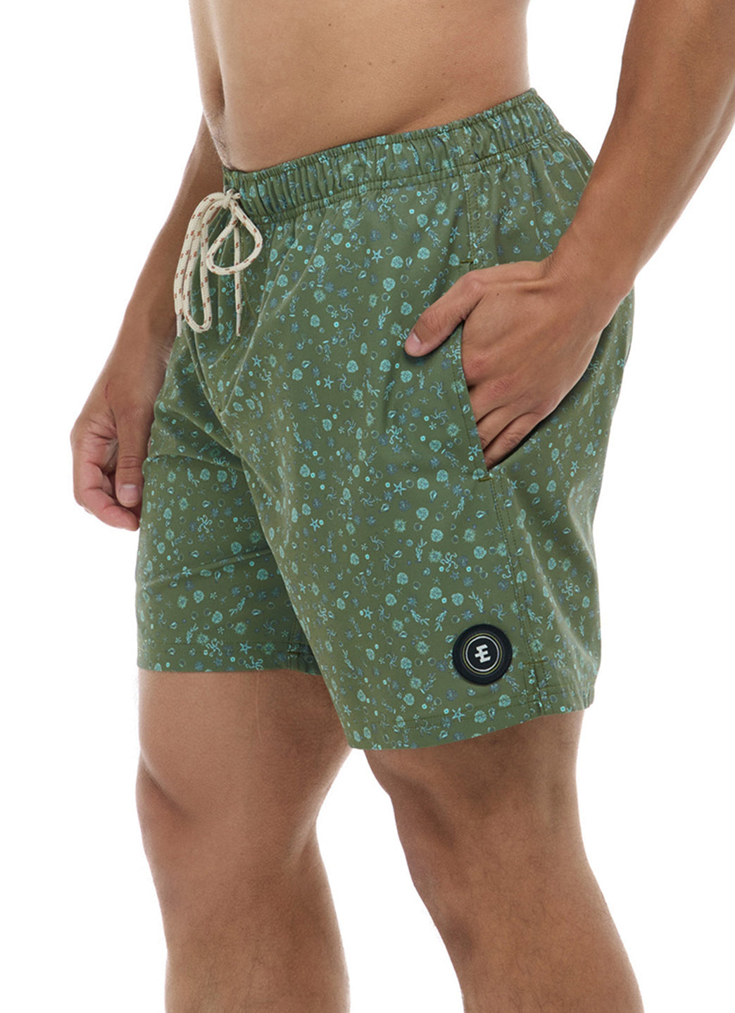 Eidon Men's 17"Tiny Sea Volley Swim Trunks