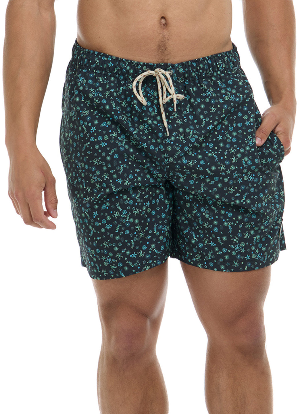 Eidon Men's 17"Tiny Sea Volley Swim Trunks