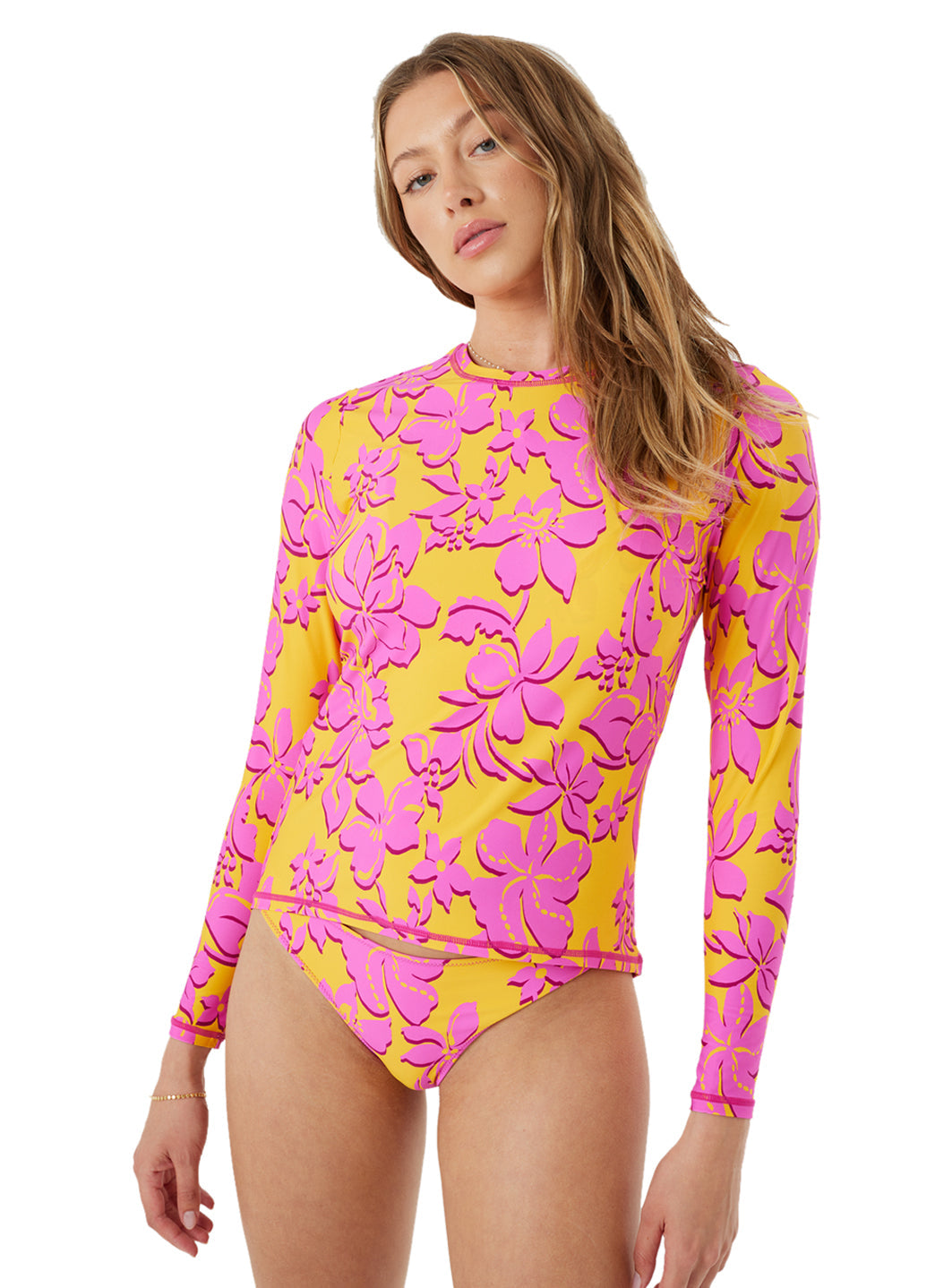 Roxy Women's Island Time Sea Skippin Long Sleeve Rash Guard