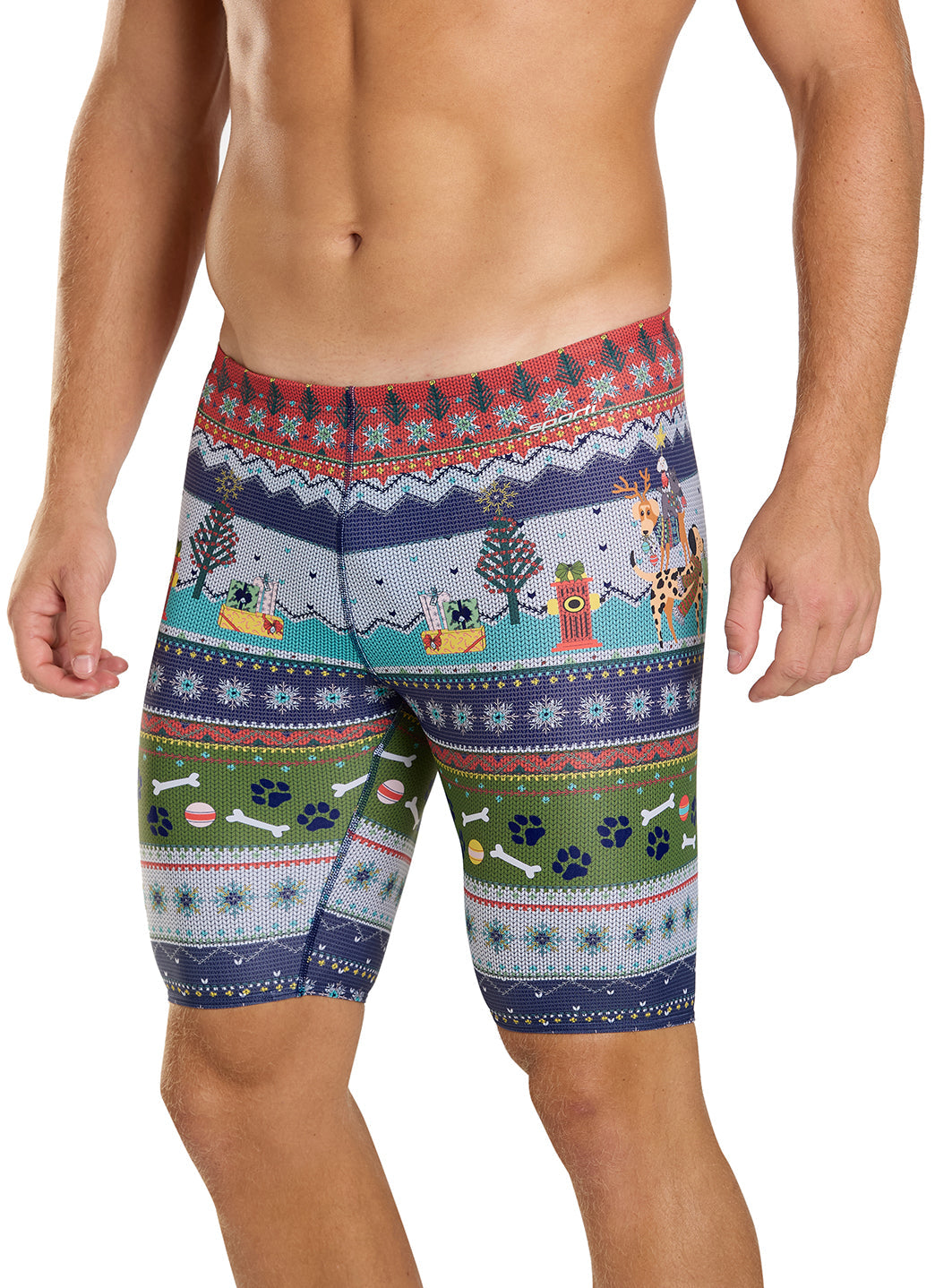 Sporti Granny Sweater Pawliday Cheer Jammer Swimsuit (22-44)