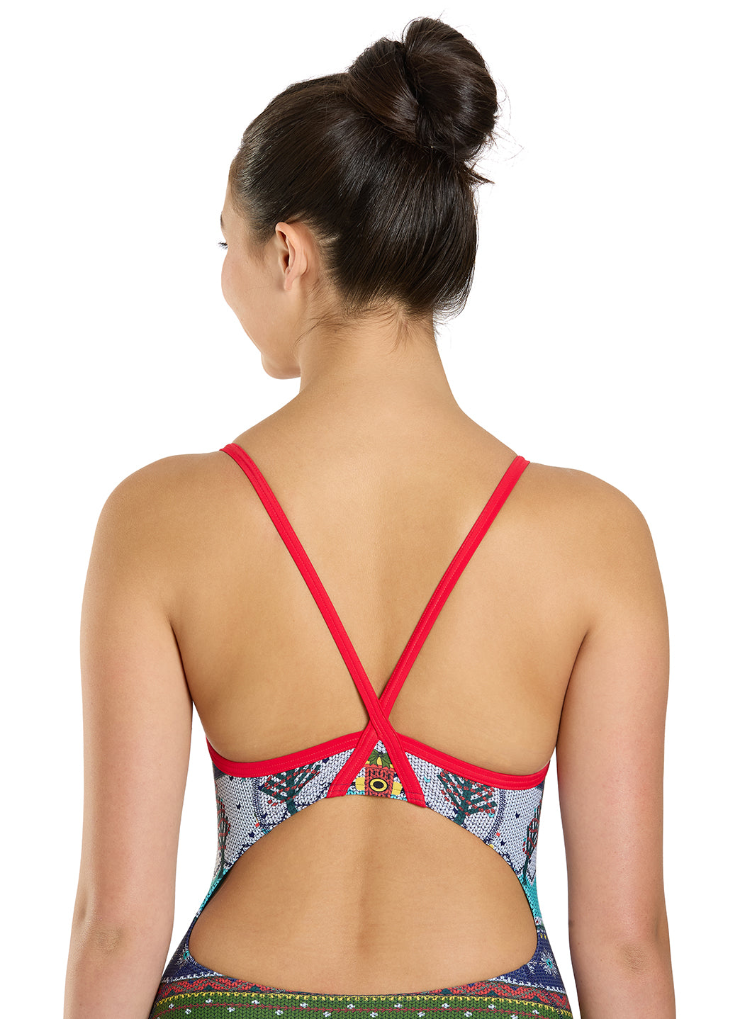 Sporti Granny Sweater Pawliday Cheer Thin Strap One Piece Swimsuit (22-44)