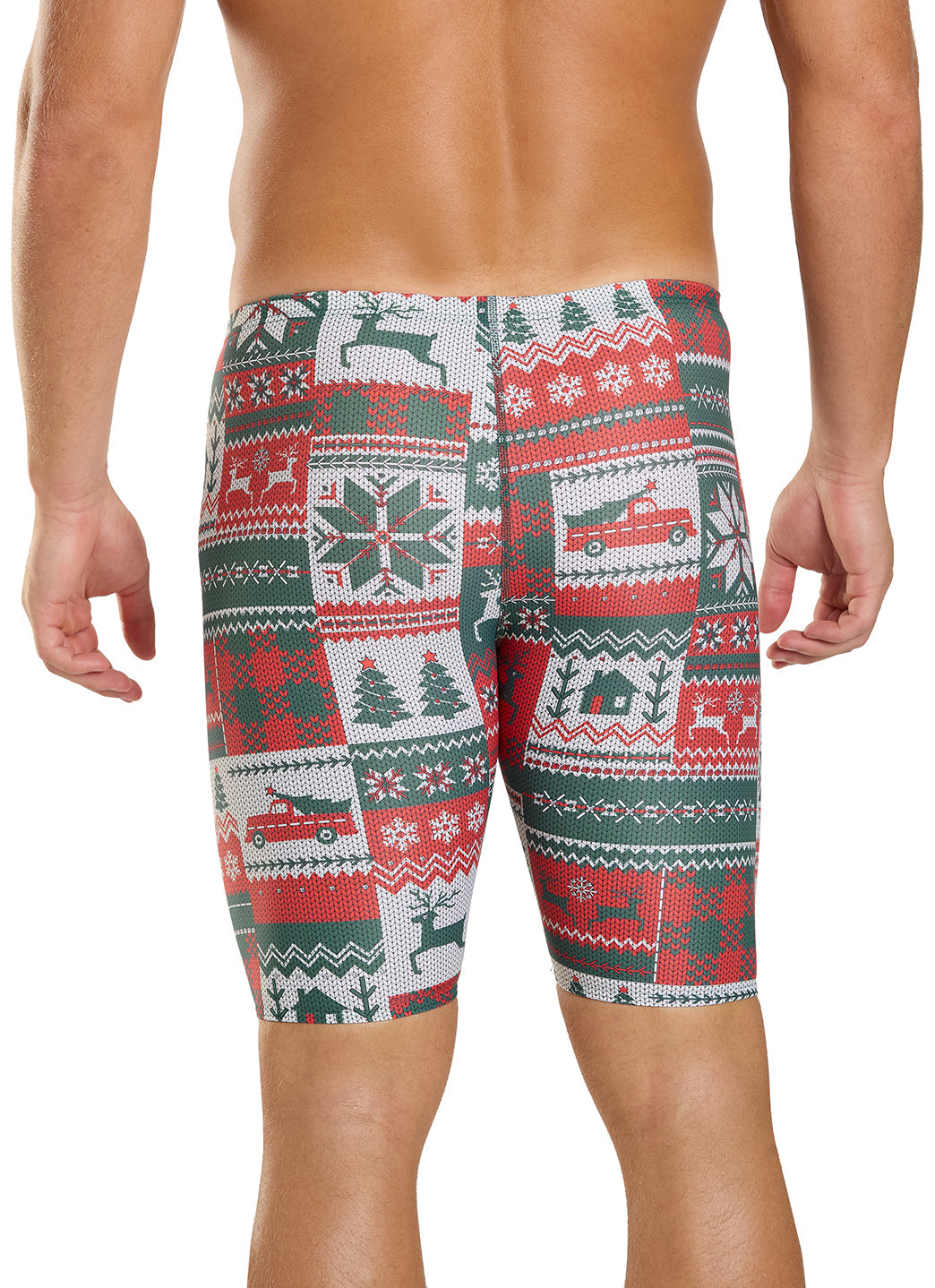 Sporti Granny Sweater Patchwork Pines Jammer Swimsuit (22-44)