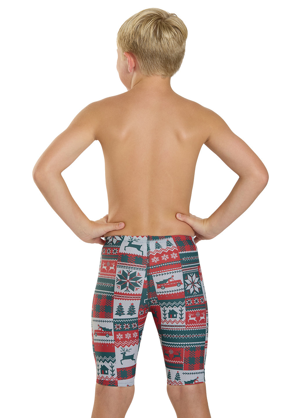 Sporti Granny Sweater Patchwork Pines Jammer Swimsuit (22-44)