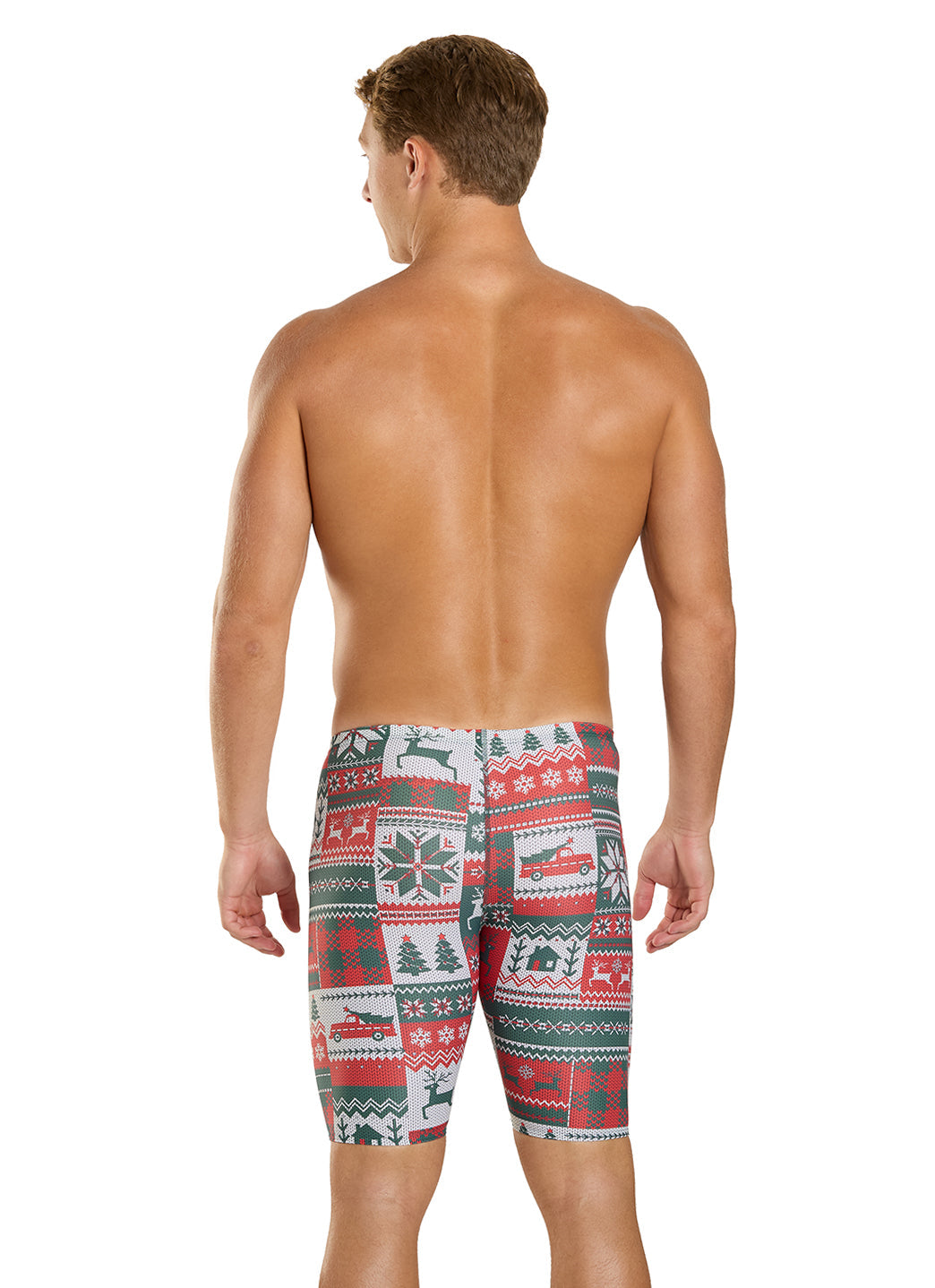 Sporti Granny Sweater Patchwork Pines Jammer Swimsuit (22-44)