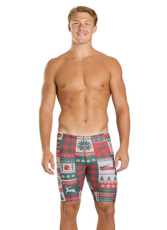 Sporti Granny Sweater Patchwork Pines Jammer Swimsuit (22-44)