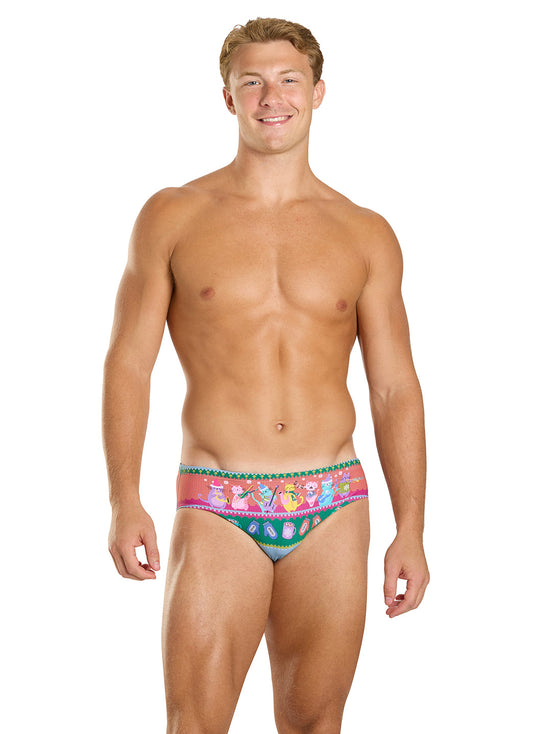 Sporti Granny Sweater Meowy & Bright Brief Swimsuit (26-40)