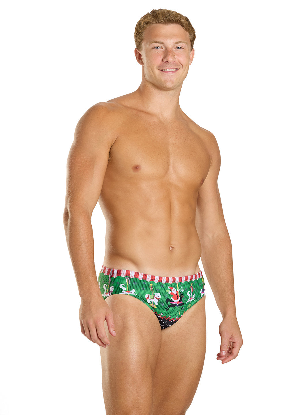 Sporti Granny Sweater Jolly-Go-Round Brief Swimsuit (26-40)