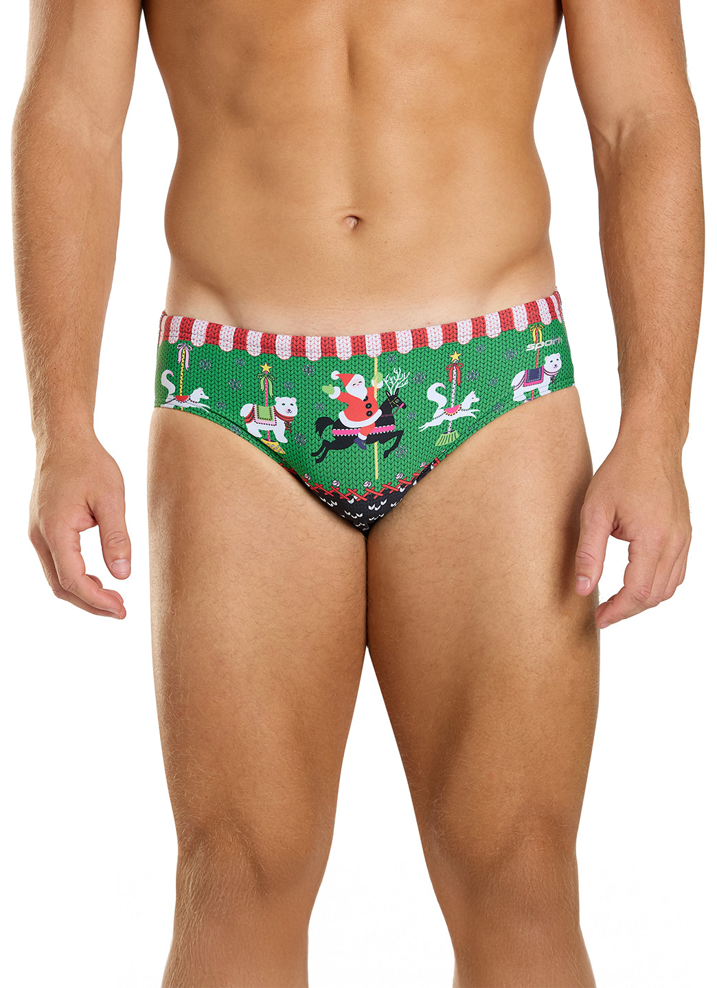 Sporti Granny Sweater Jolly-Go-Round Brief Swimsuit (26-40)