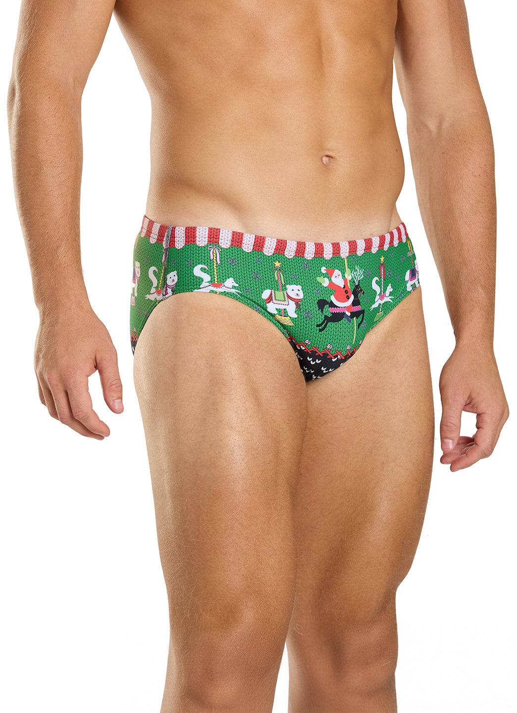 Sporti Granny Sweater Jolly-Go-Round Brief Swimsuit (26-40)