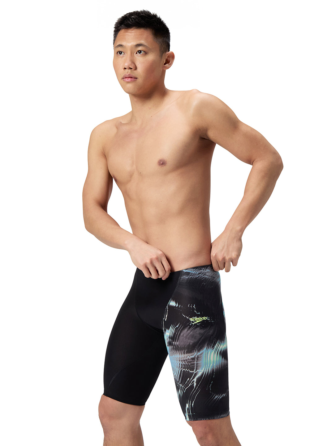 Speedo Men's LZR Pro 2.0 Printed Jammer Tech Suit Swimsuit
