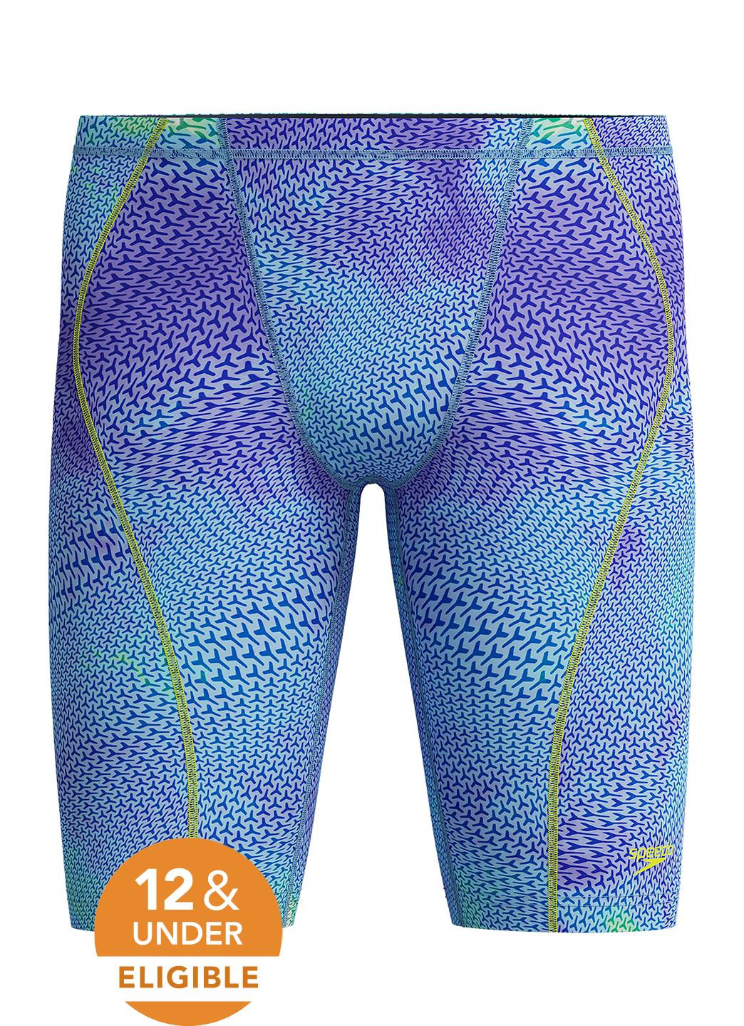 Speedo Men's Fastskin Printed Hyperspark Jammer Tech Suit Swimsuit